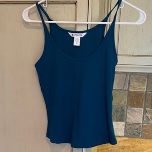 Athleta SIGNATURE RIB Deep Teal Tank Camisole. NWOT